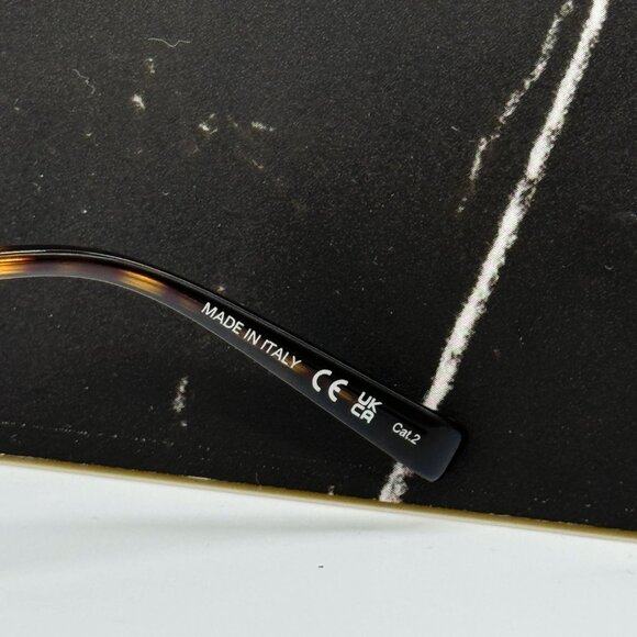 NEW SL692 003 SAINT LAURENT SL 692 003 OVAL WOMEN GOLD GREEN SUNGLASSES - Picture 10 of 11